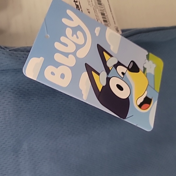 Bluey 2pc (5t) Blue Polo and Shorts - Picture 4 of 5
